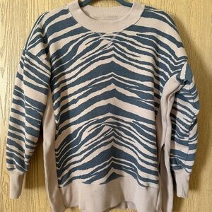 Aerie Oversized Knit Sweater in Tan